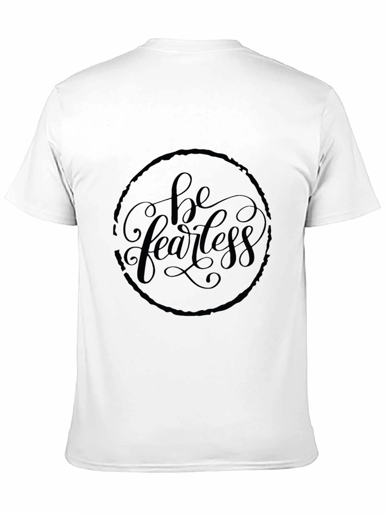 Be Fearless Black Graphic Tee