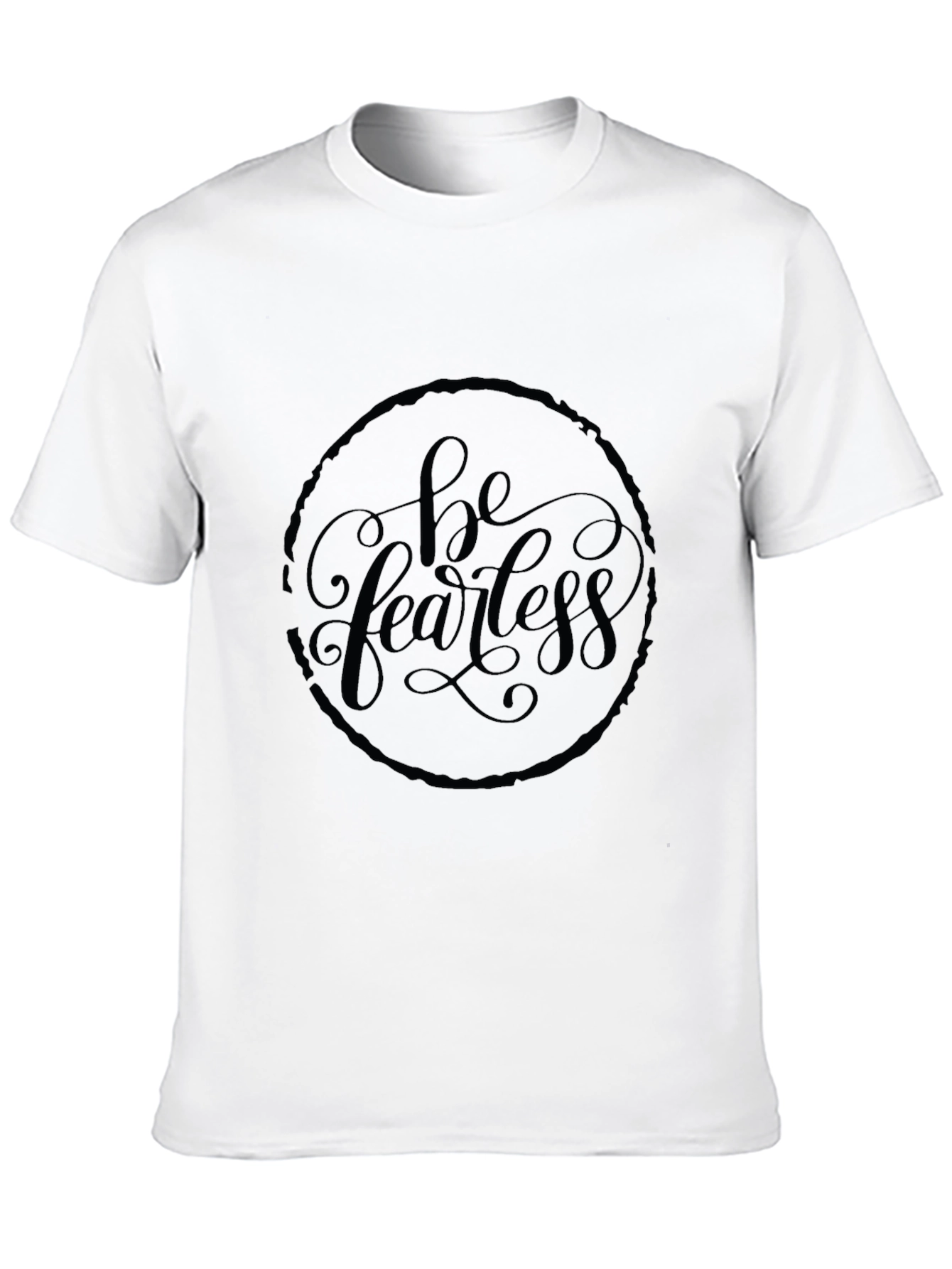 Be Fearless Black Graphic Tee