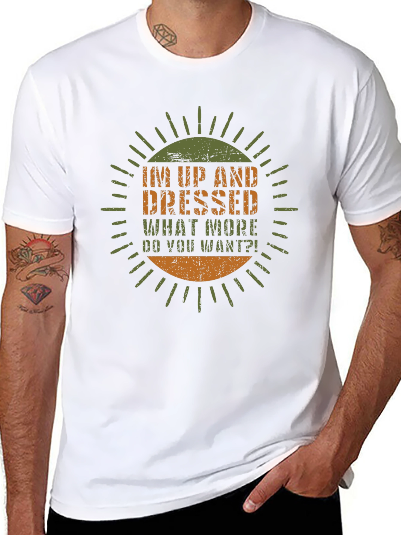 Up & Dressed Graphic Tee - Comfy Casual