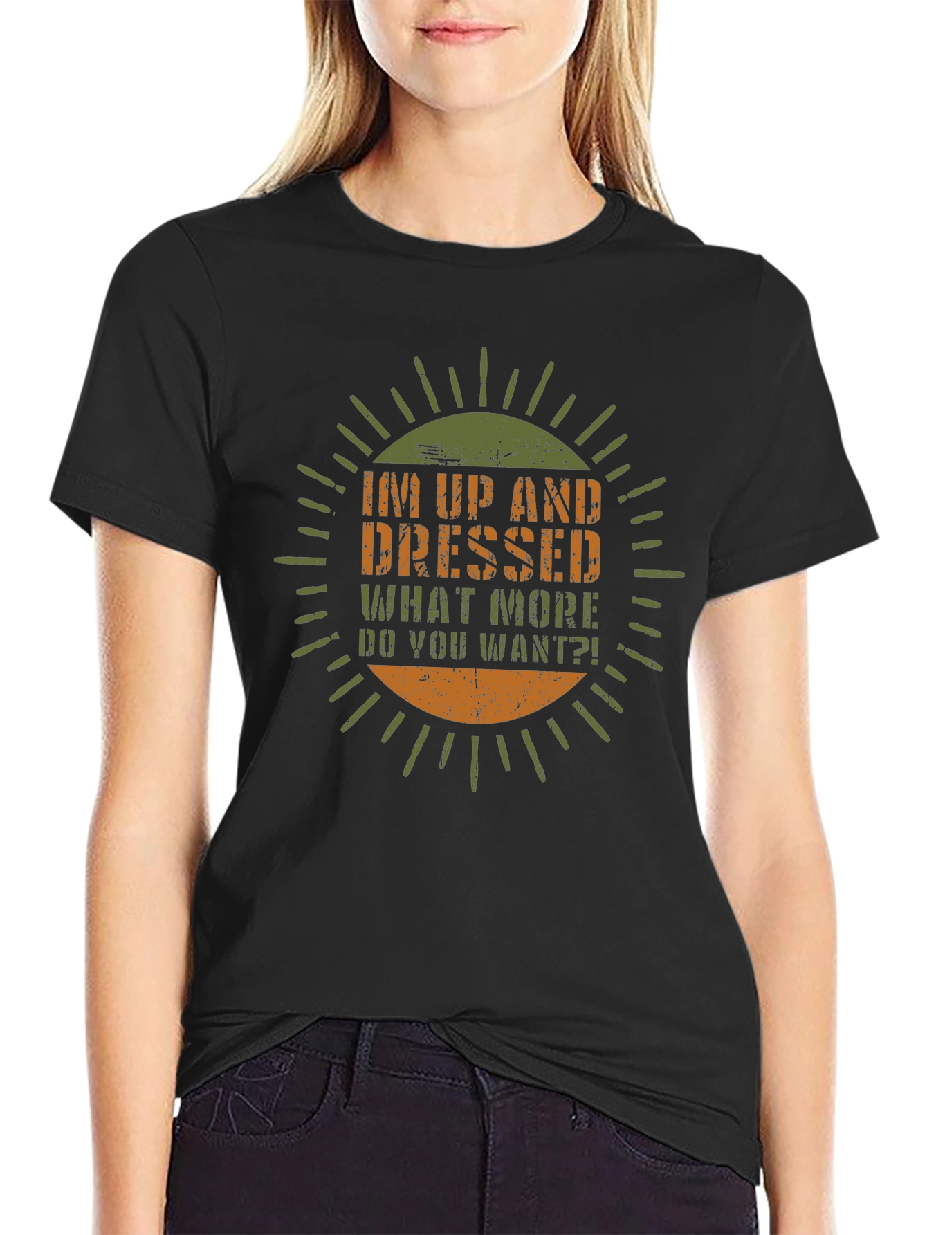Up & Dressed Graphic Tee - Comfy Casual