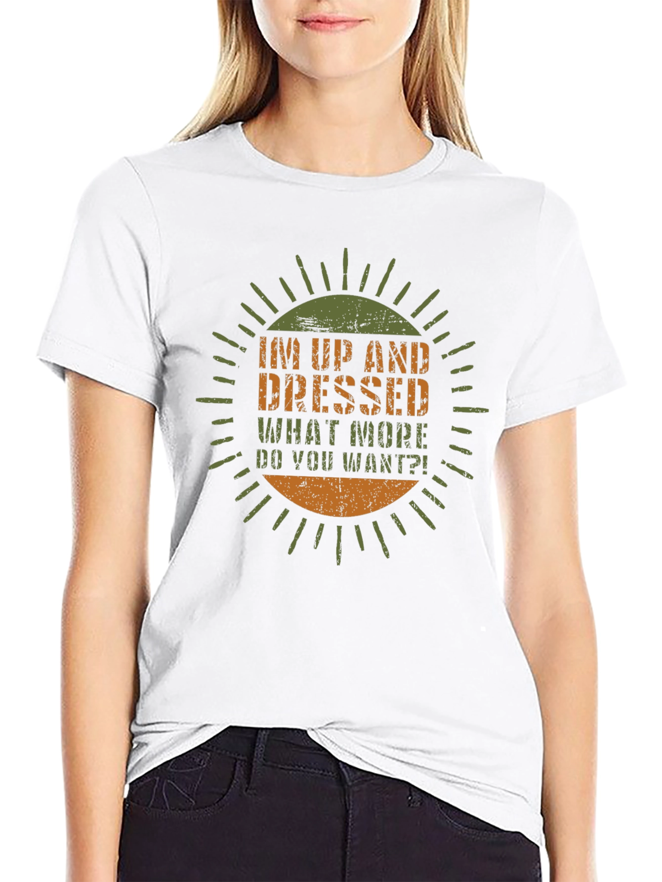 Up & Dressed Graphic Tee - Comfy Casual