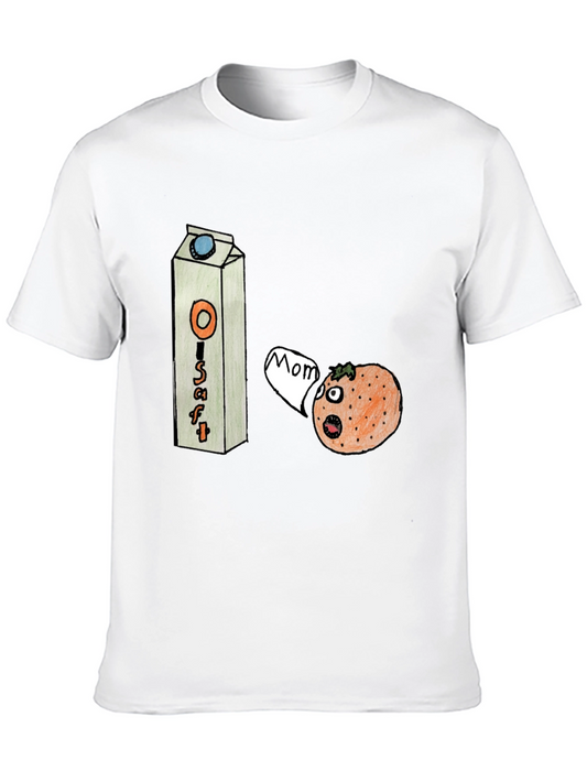 Orange Juice Carton & Orange Mom Mens T-Shirt