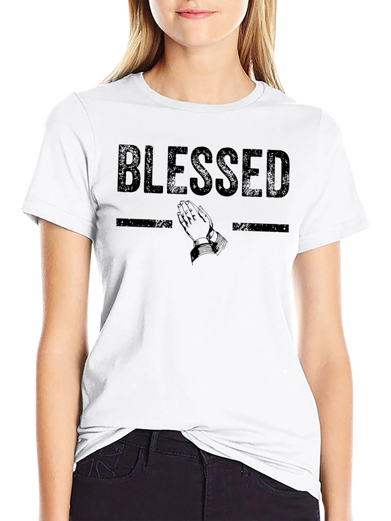 Blessed Graphic Tee - Stylish Religious Apparel