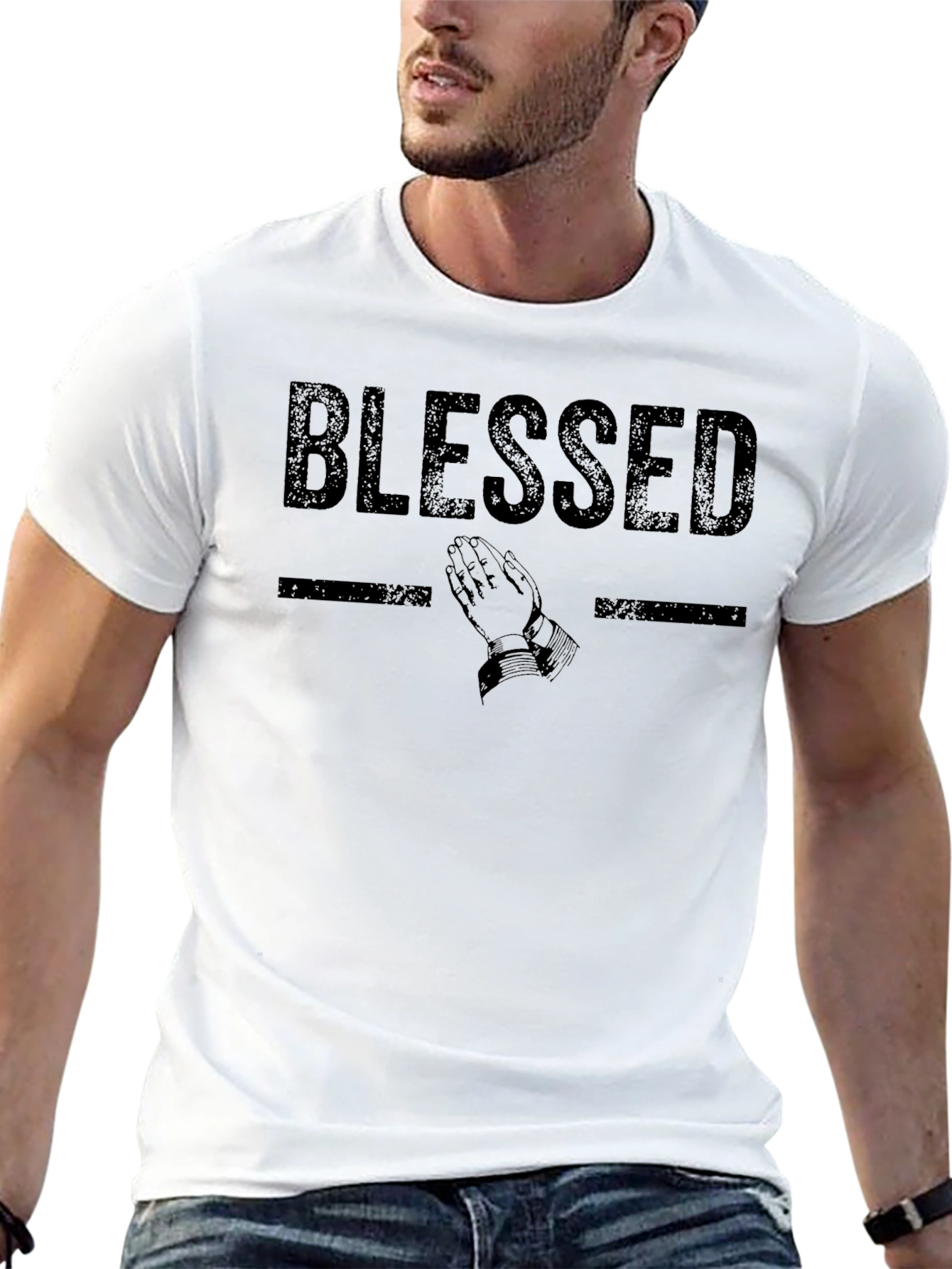 Blessed Graphic Tee - Stylish Religious Apparel