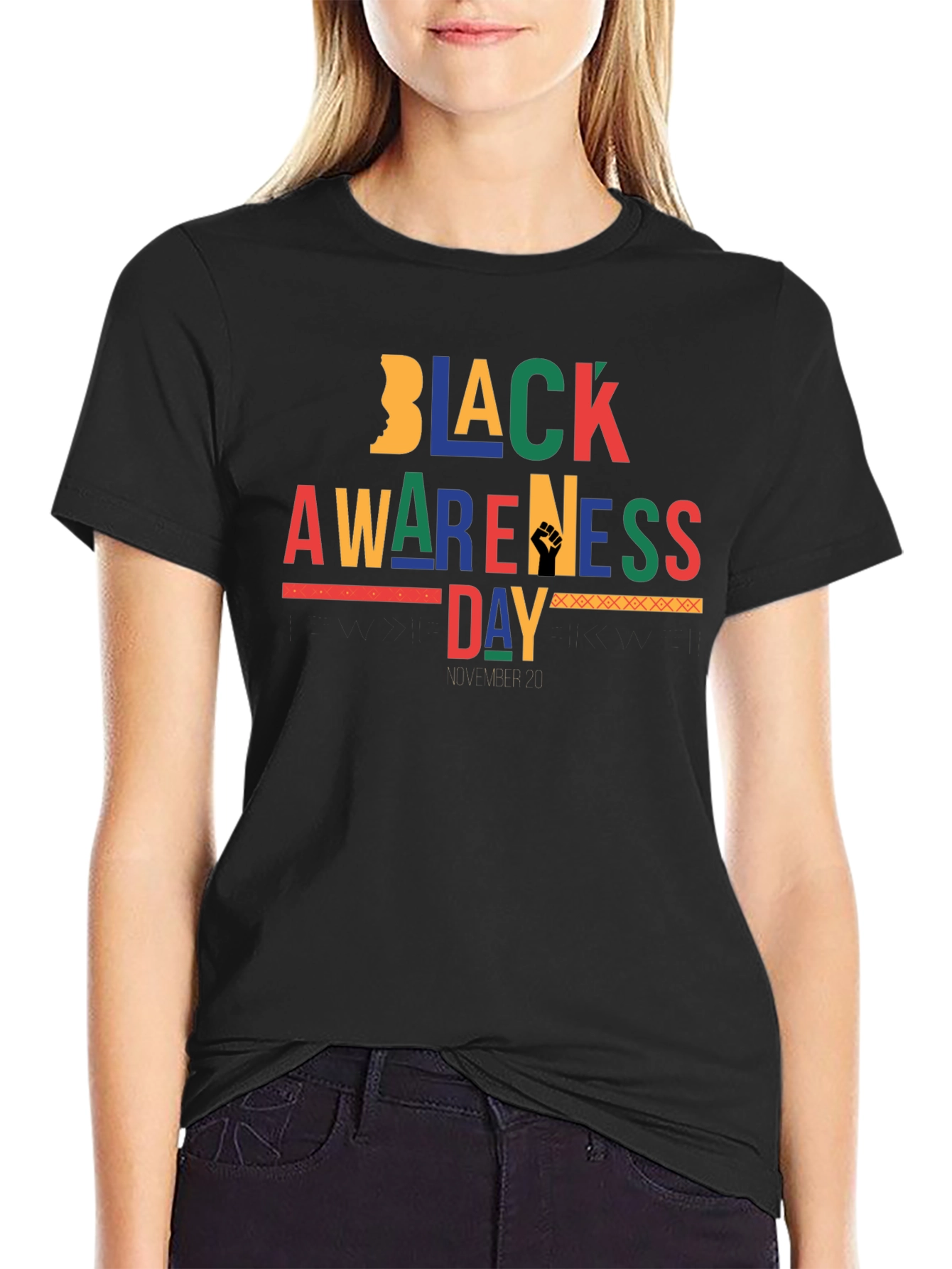 Black Awareness Day Graphic Tee