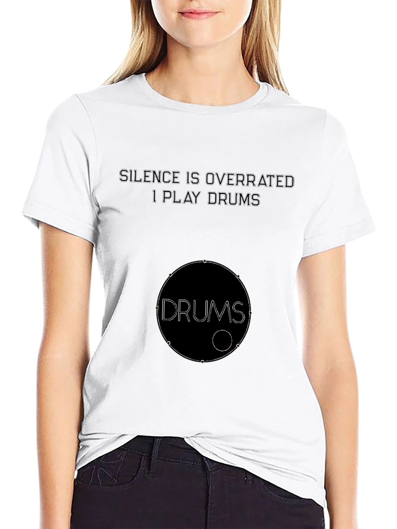 Silence is Overrated Drummer T-Shirt