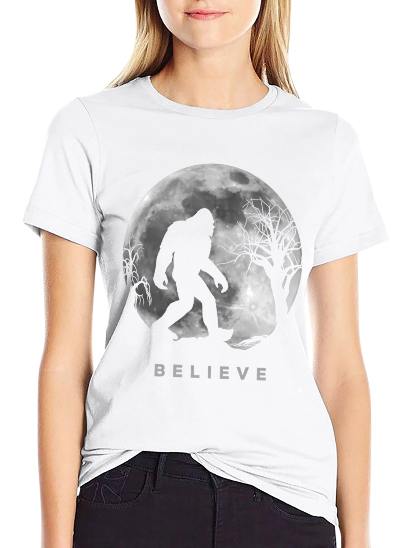 Believe Bigfoot Silhouette T-Shirt