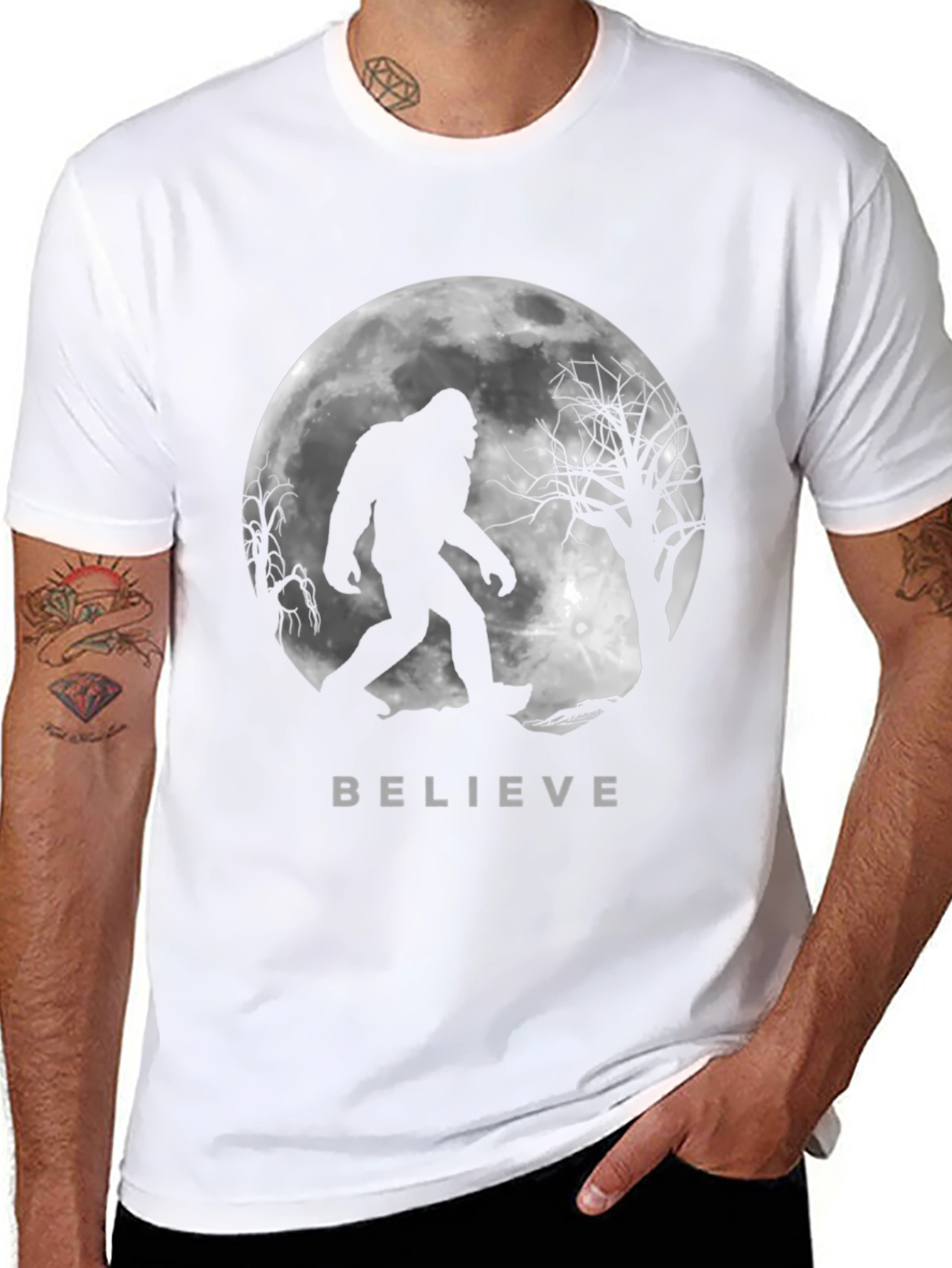 Believe Bigfoot Silhouette T-Shirt