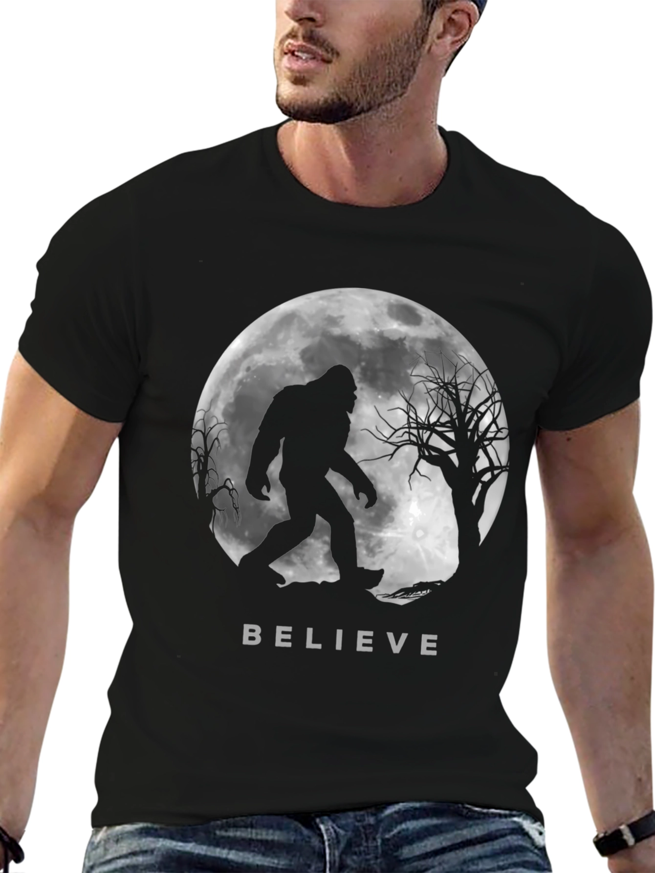 Believe Bigfoot Silhouette T-Shirt