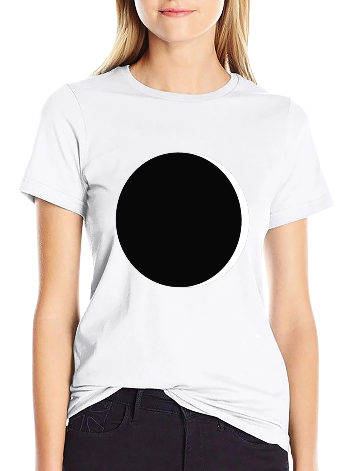 Eclipse Graphic Black Tee - Stylish Comfort