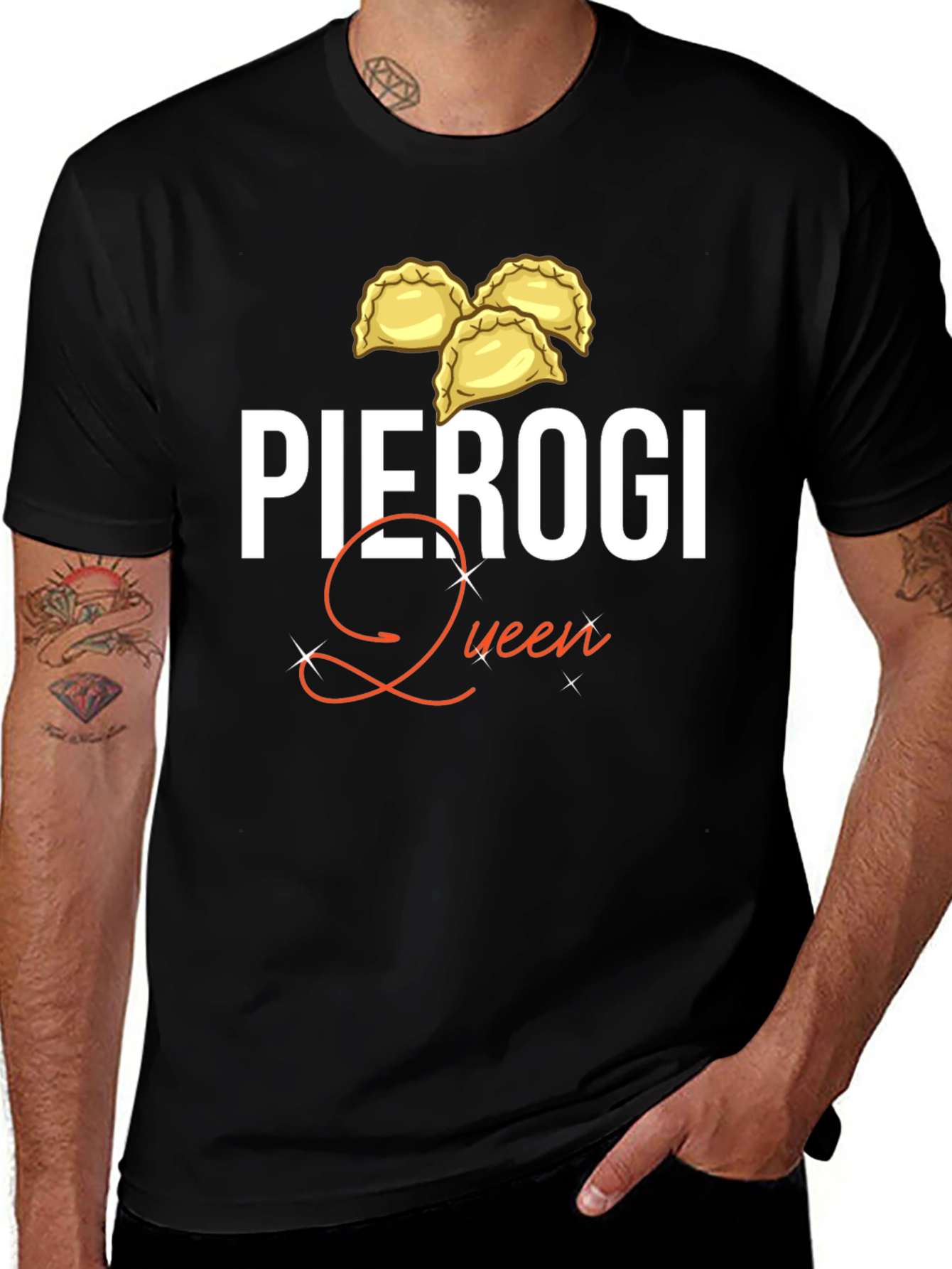 Pierogi Queen Graphic T-Shirt