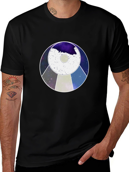 Cosmic Circle Graphic T-Shirt