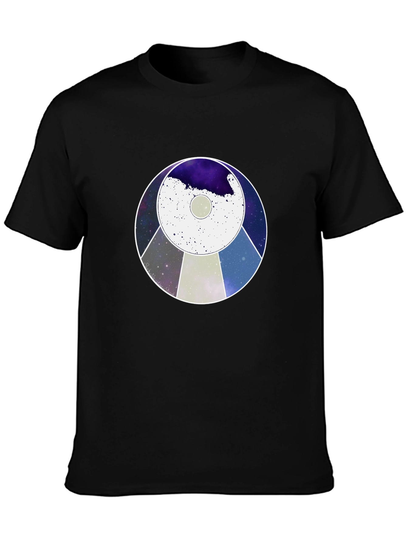 Cosmic Circle Graphic T-Shirt