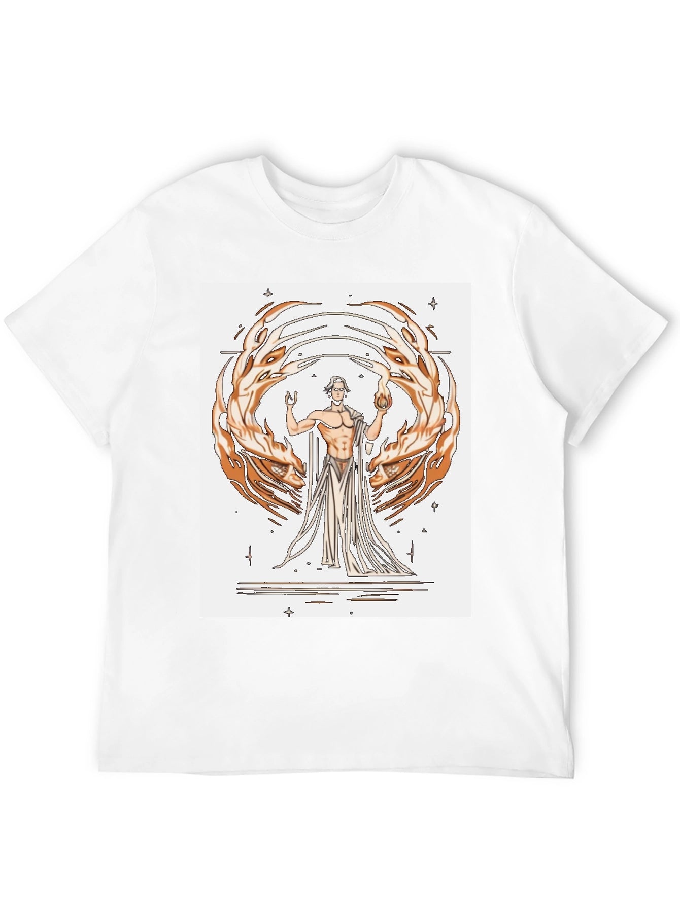 Mystic Man Graphic Tee - Black