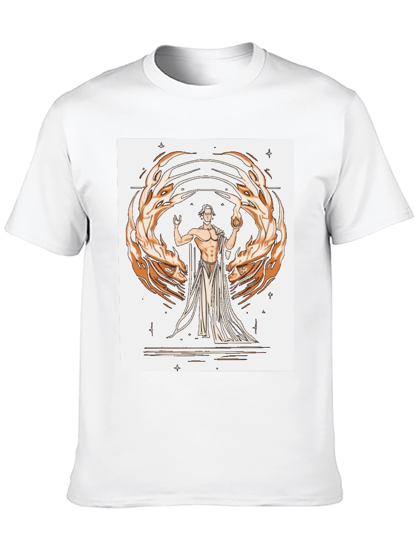 Mystic Man Graphic Tee - Black