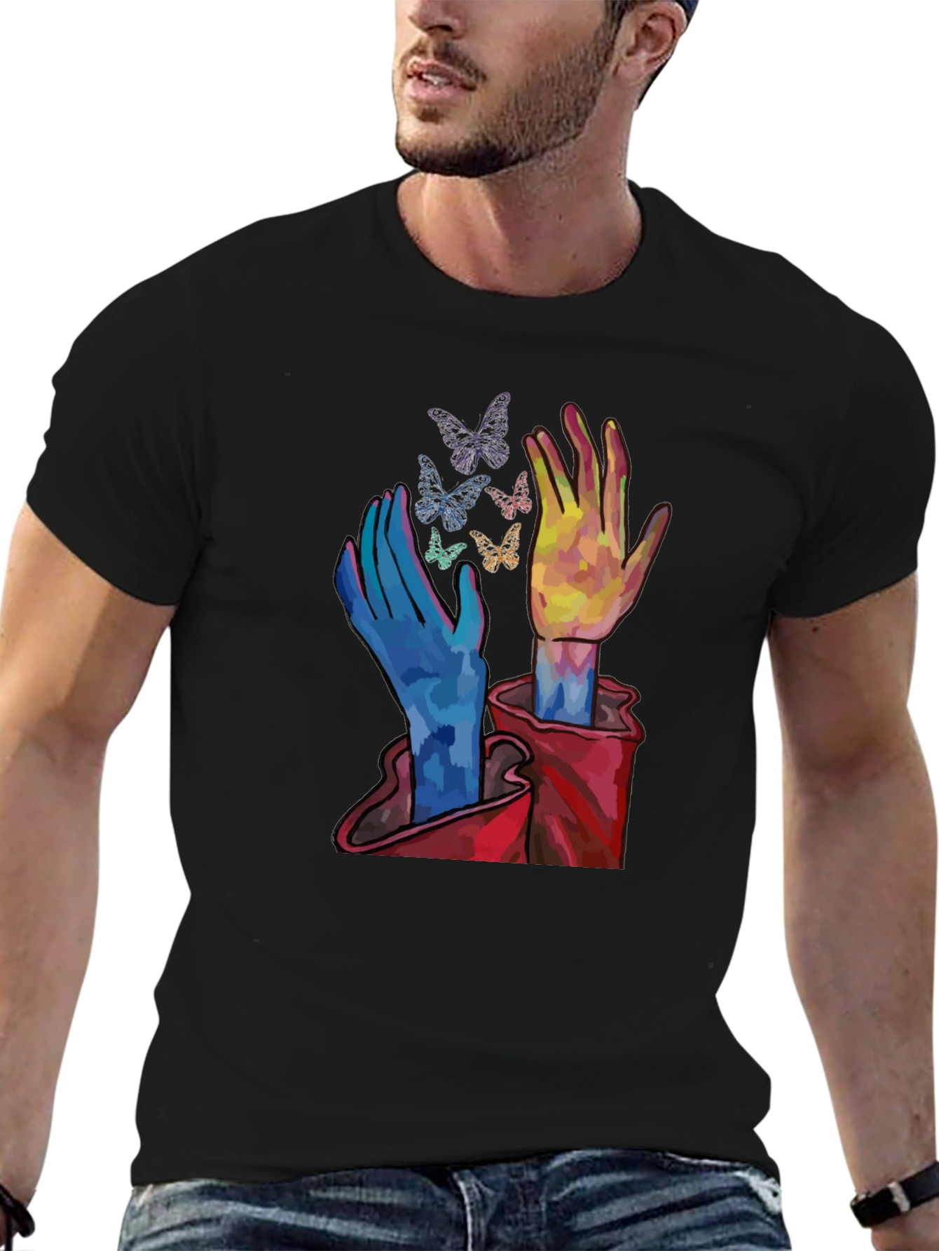 Butterfly Hands Graphic Tee