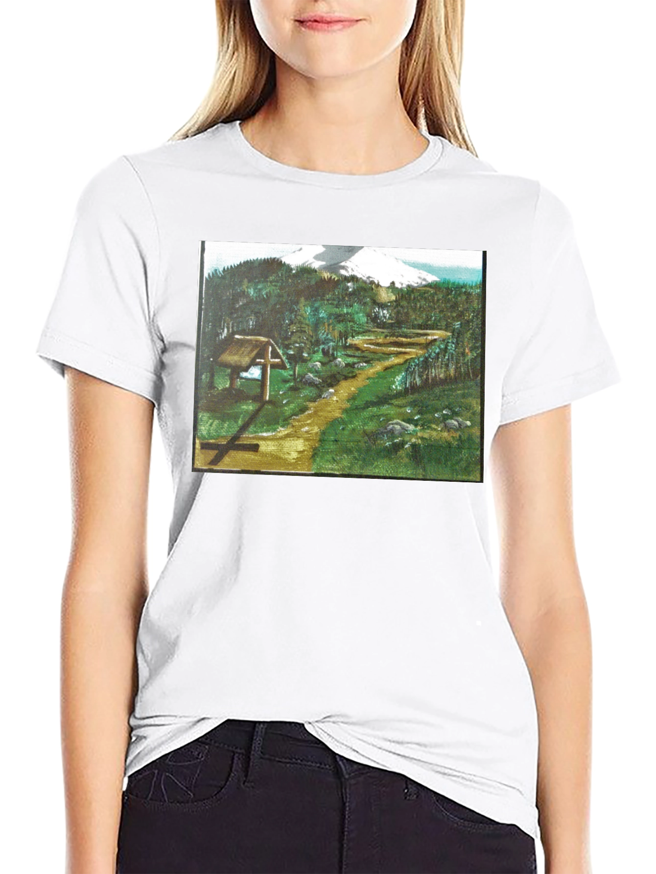 Nature Path Graphic T-Shirt - Casual Wear