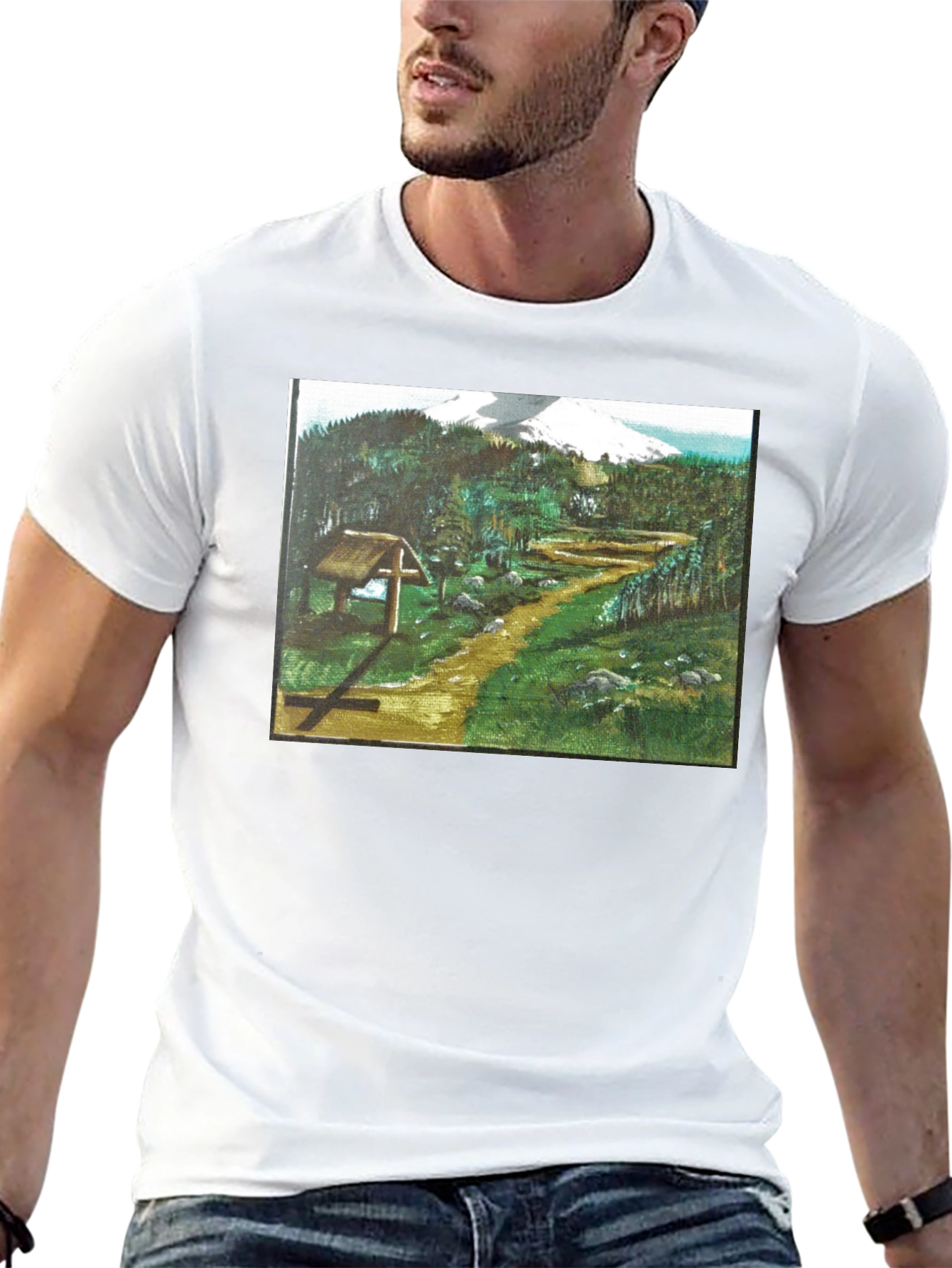 Nature Path Graphic T-Shirt - Casual Wear