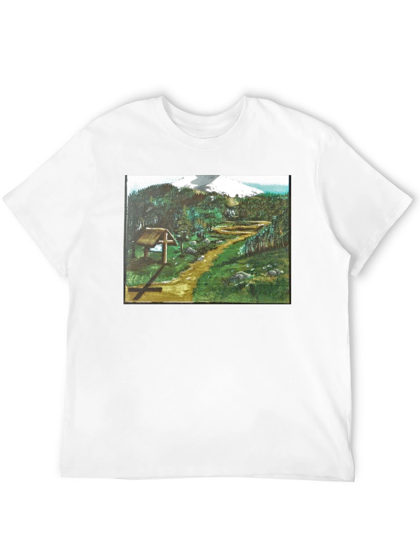 Nature Path Graphic T-Shirt - Casual Wear