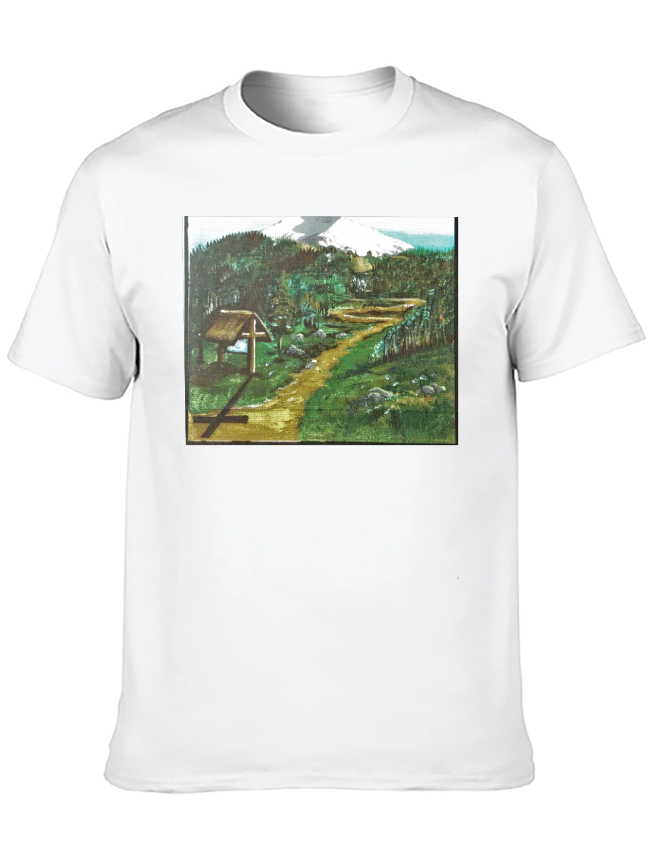 Nature Path Graphic T-Shirt - Casual Wear