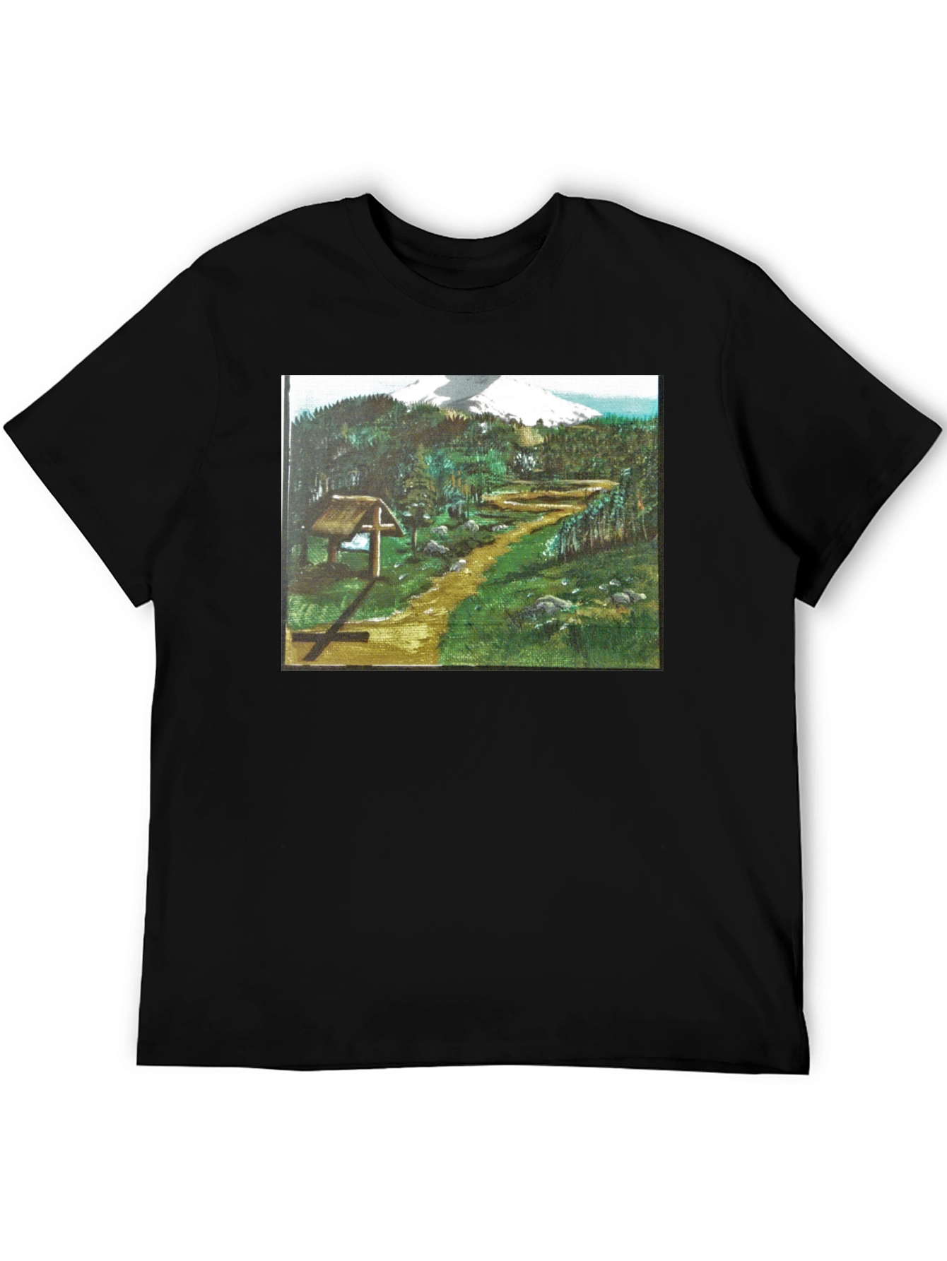 Nature Path Graphic T-Shirt - Casual Wear