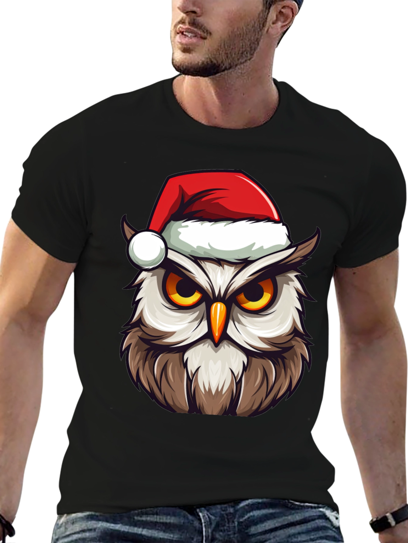 Festive Owl Graphic Tee