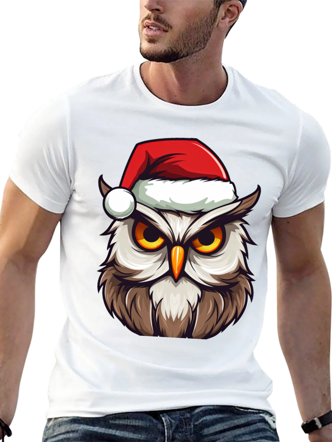 Festive Owl Graphic Tee