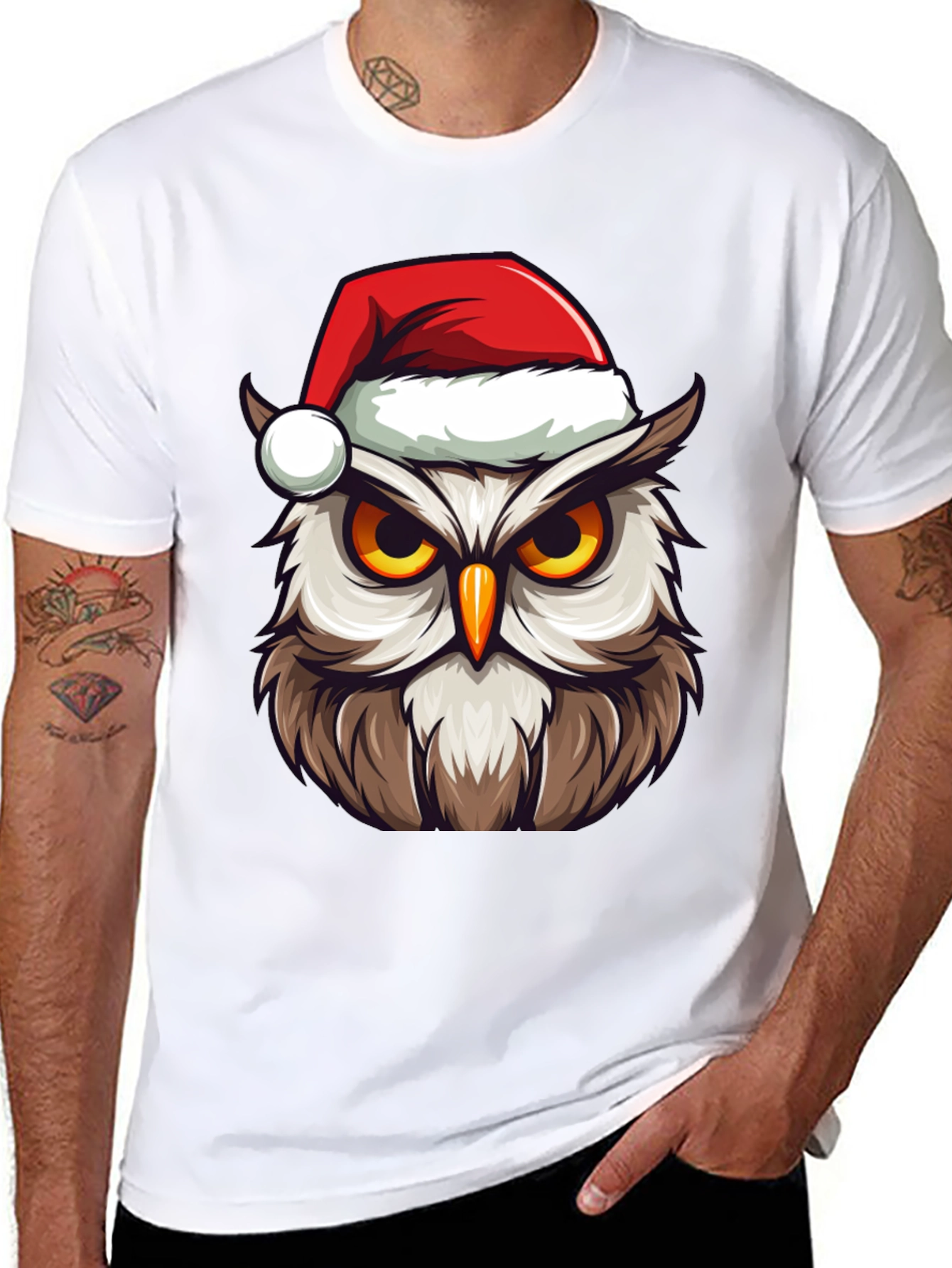 Festive Owl Graphic Tee