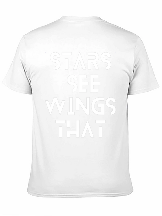 Stars See Wings That Black Graphic Tee