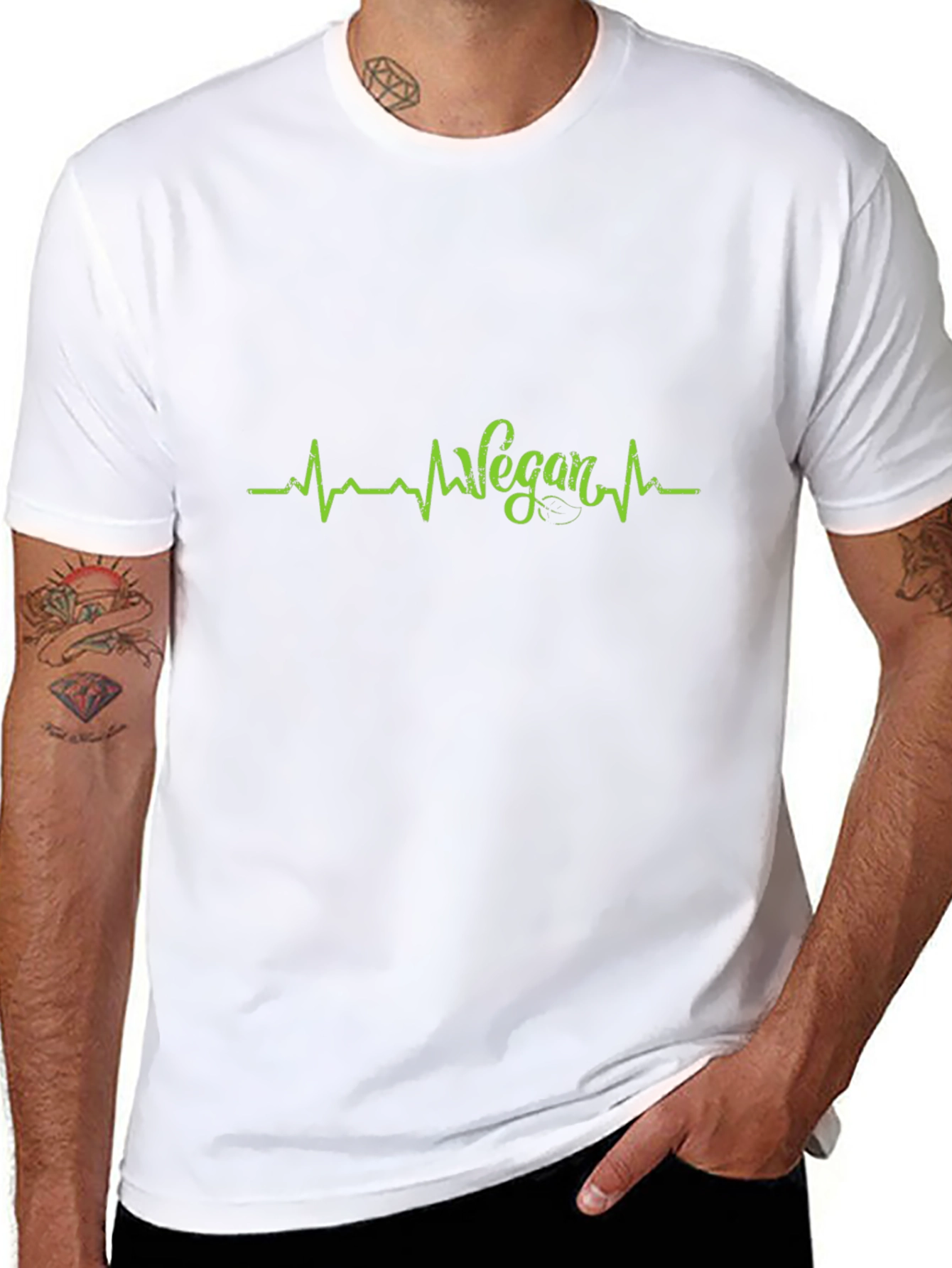 Vegan Heartbeat Graphic Tee