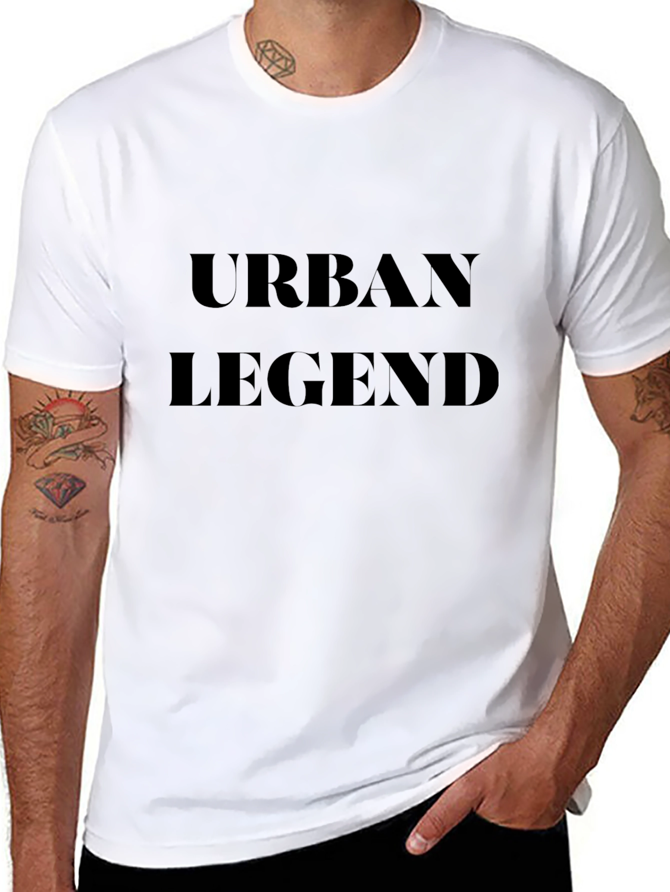 Urban Legend Black T-Shirt - Trendy Casual Wear