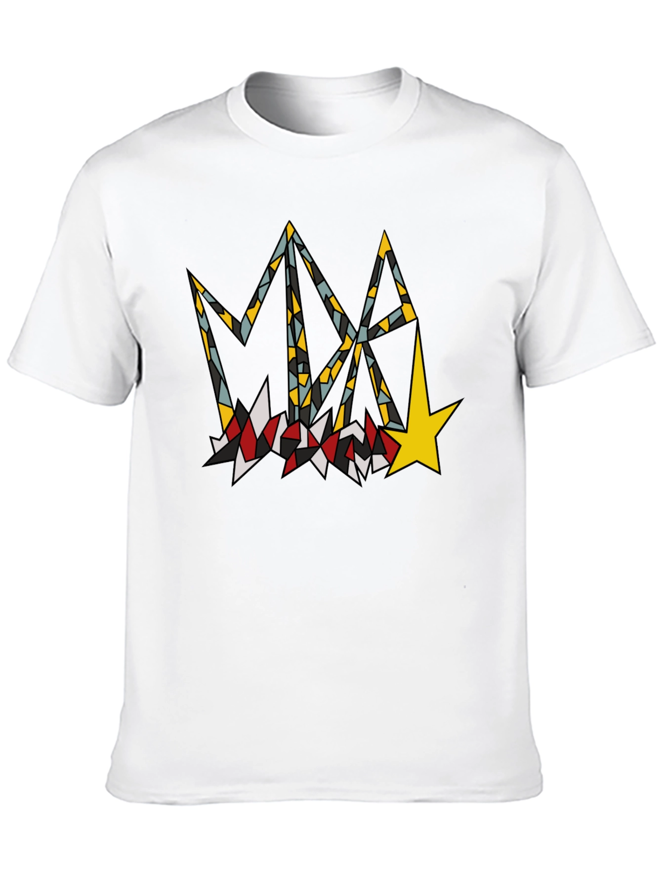 Abstract Graphic Print T-Shirt