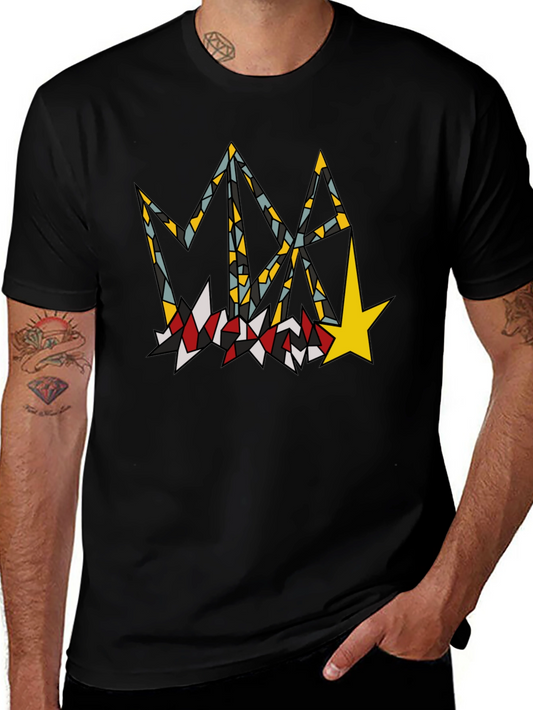 Abstract Graphic Print T-Shirt