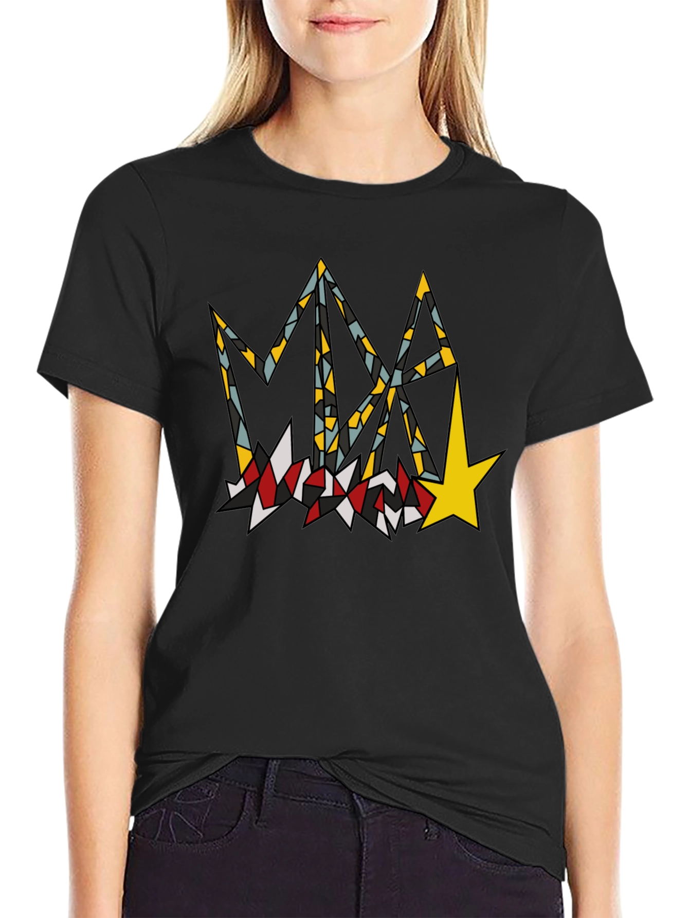 Abstract Graphic Print T-Shirt