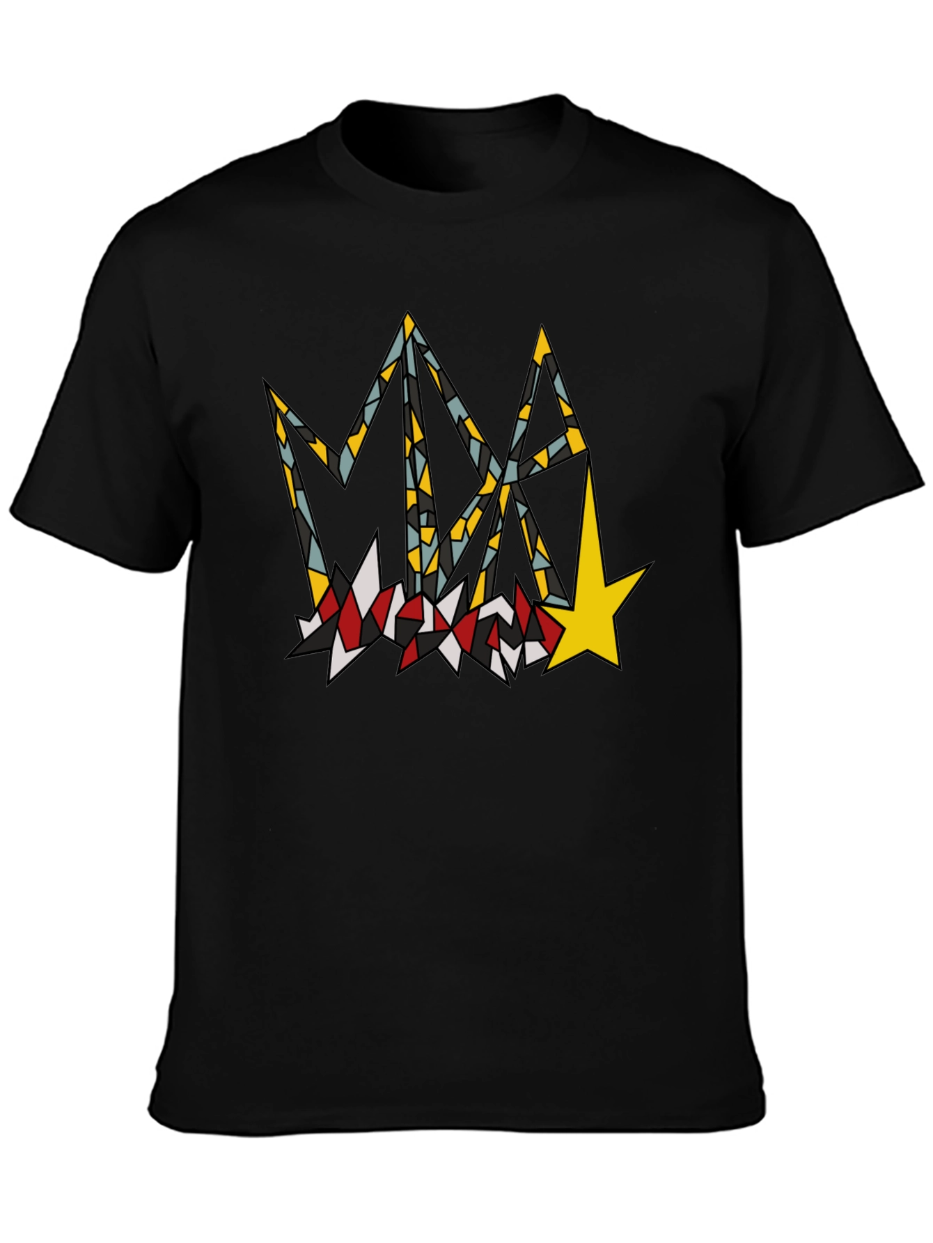 Abstract Graphic Print T-Shirt