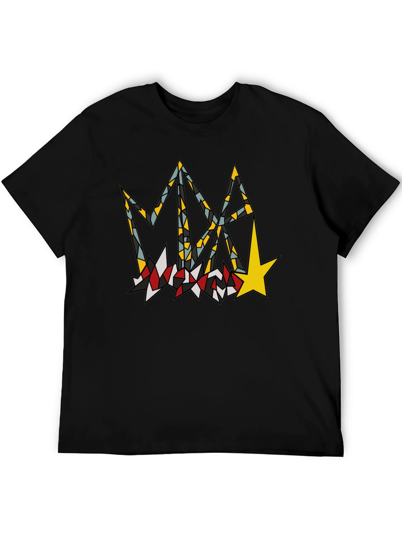 Abstract Graphic Print T-Shirt