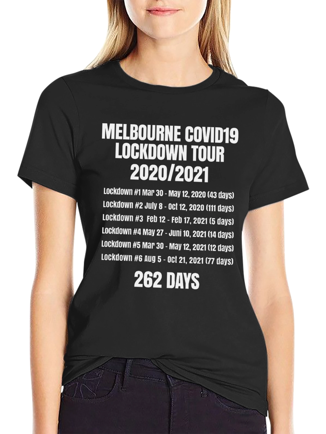 Melbourne Lockdown Tour 2020/2021 T-Shirt