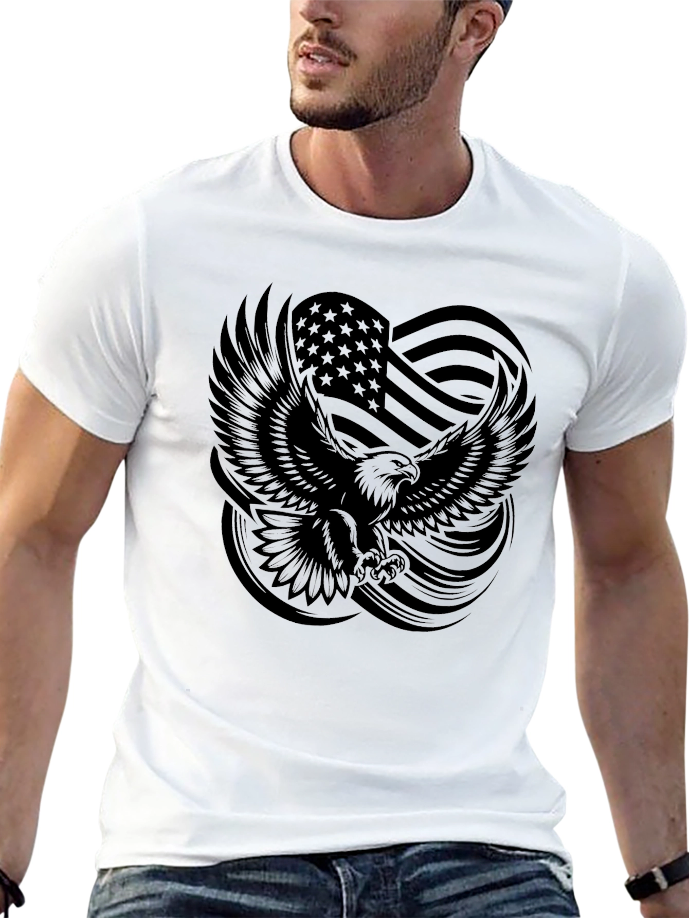 American Eagle Graphic Print T-Shirt