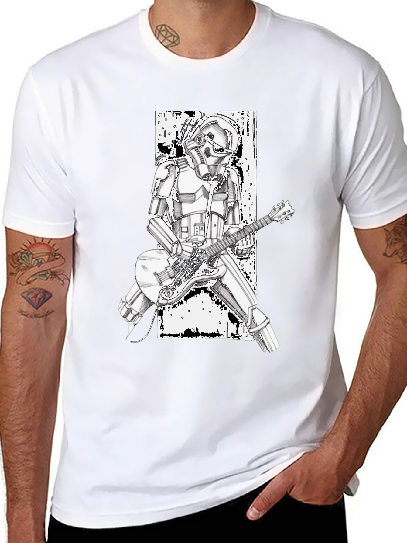 Stormtrooper Guitarist Graphic T-Shirt