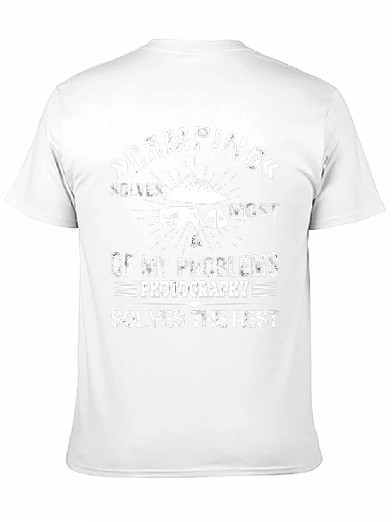 Camping & Photography Solve My Problems T-Shirt