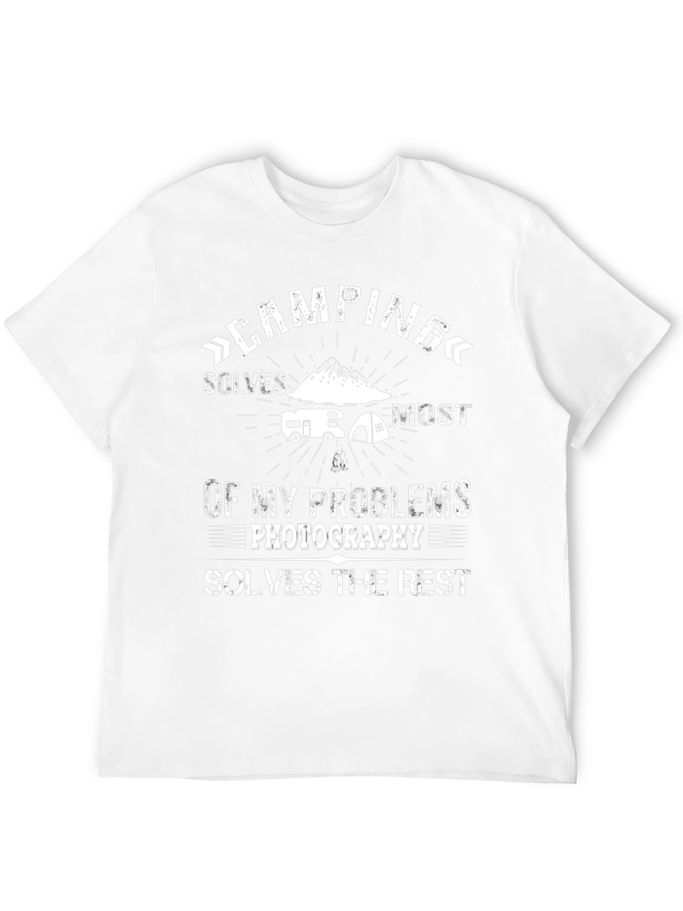 Camping & Photography Solve My Problems T-Shirt