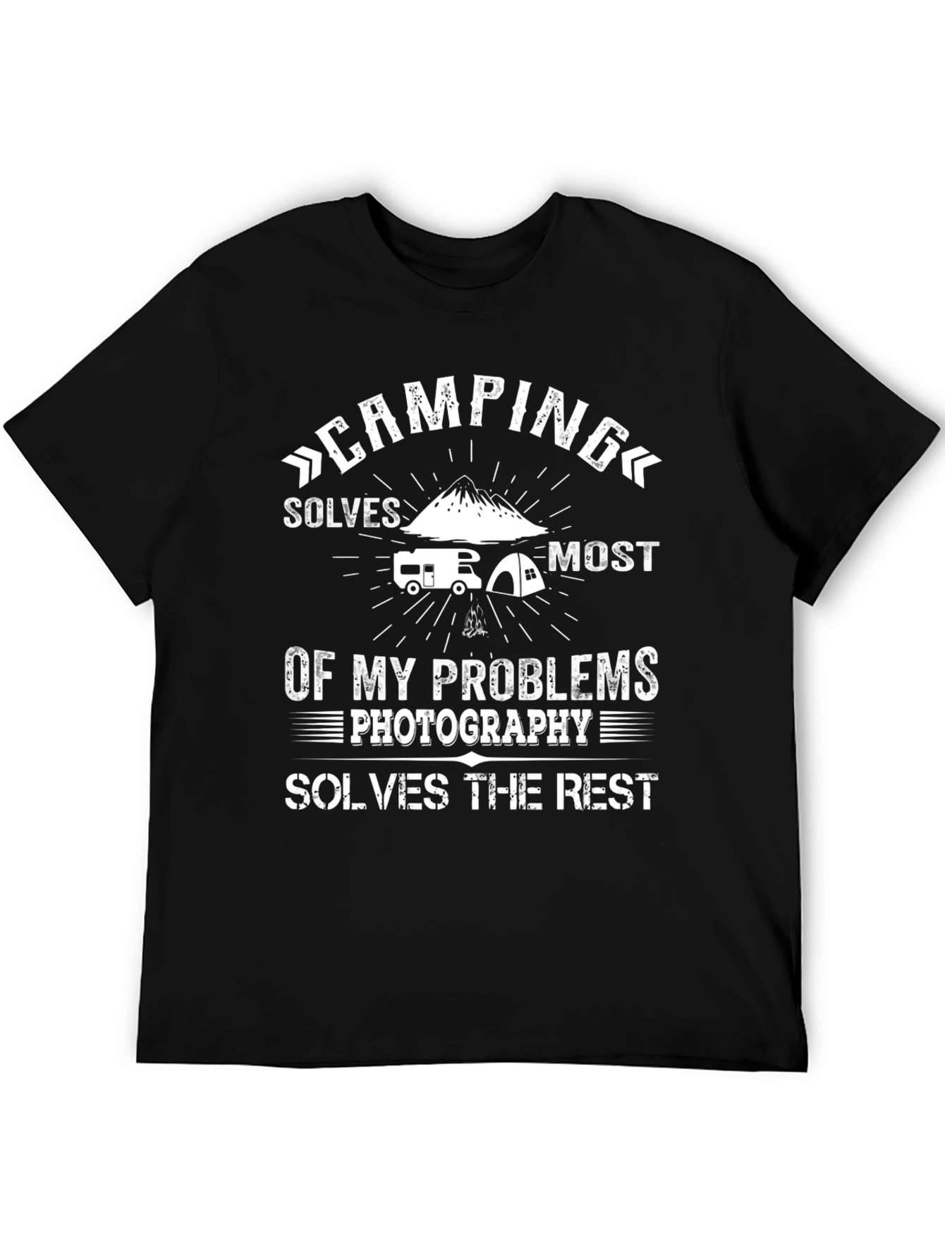 Camping & Photography Solve My Problems T-Shirt