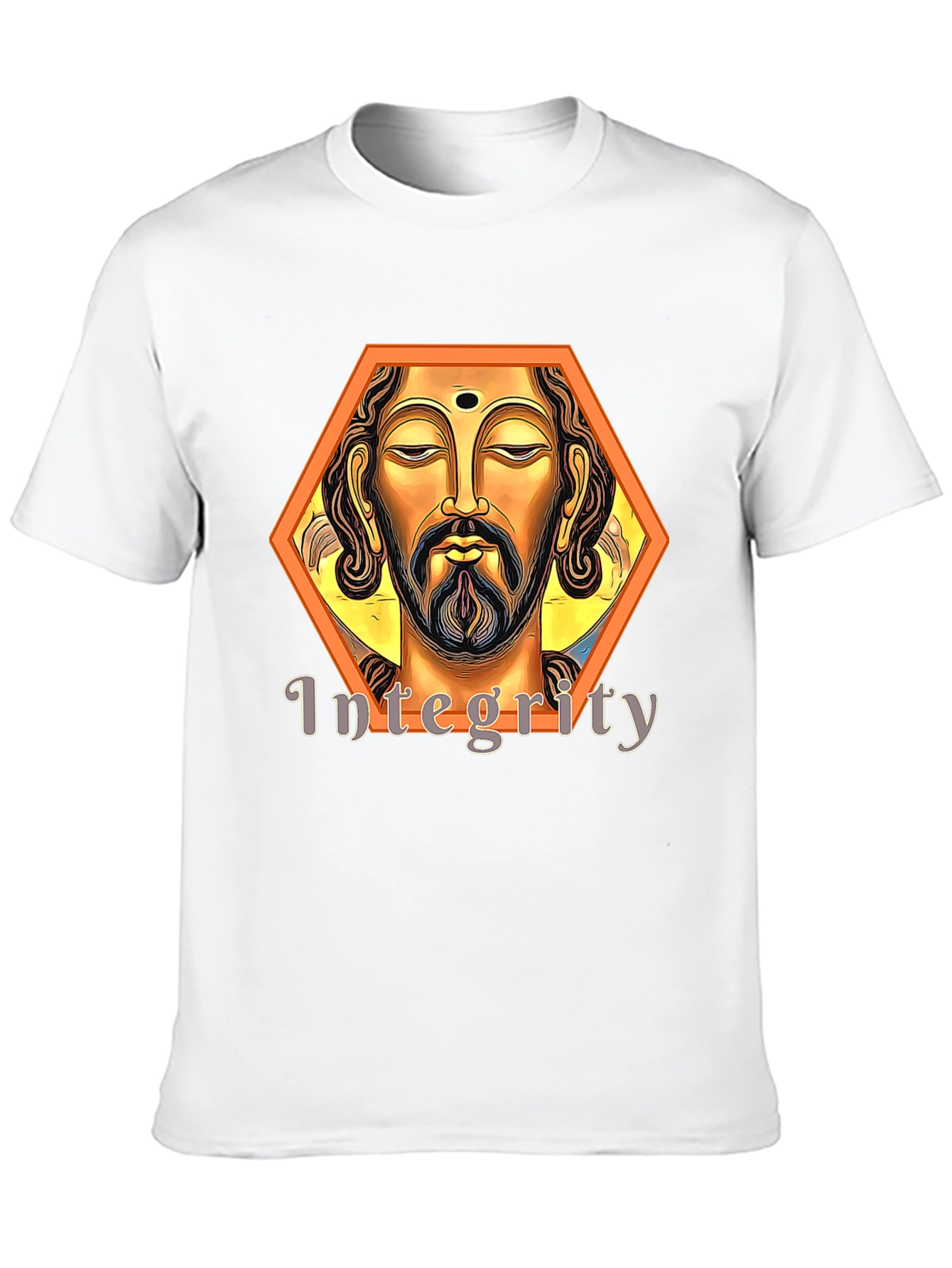 Integrity Graphic Tee - Black Artistic Spiritual Design