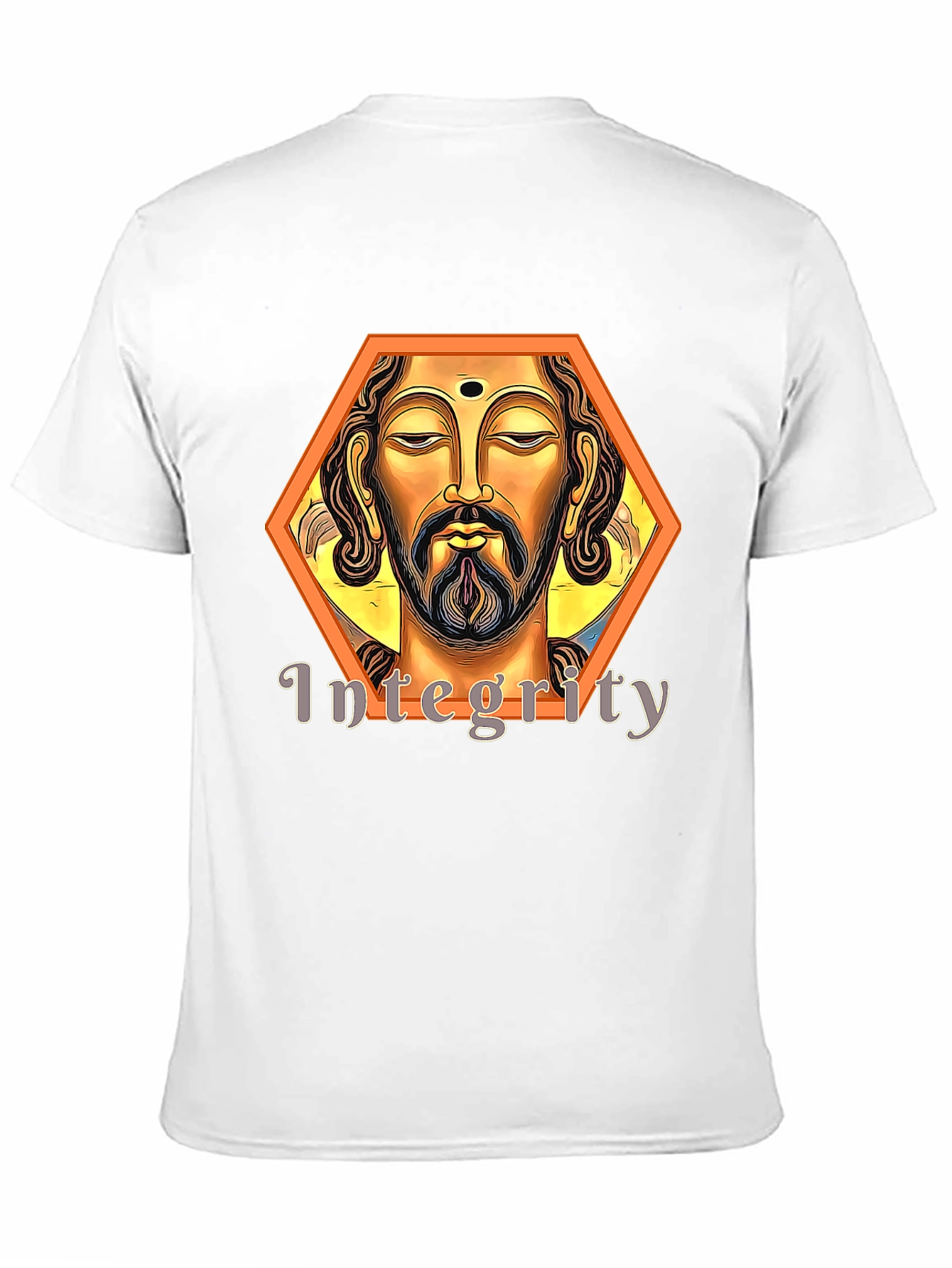 Integrity Graphic Tee - Black Artistic Spiritual Design