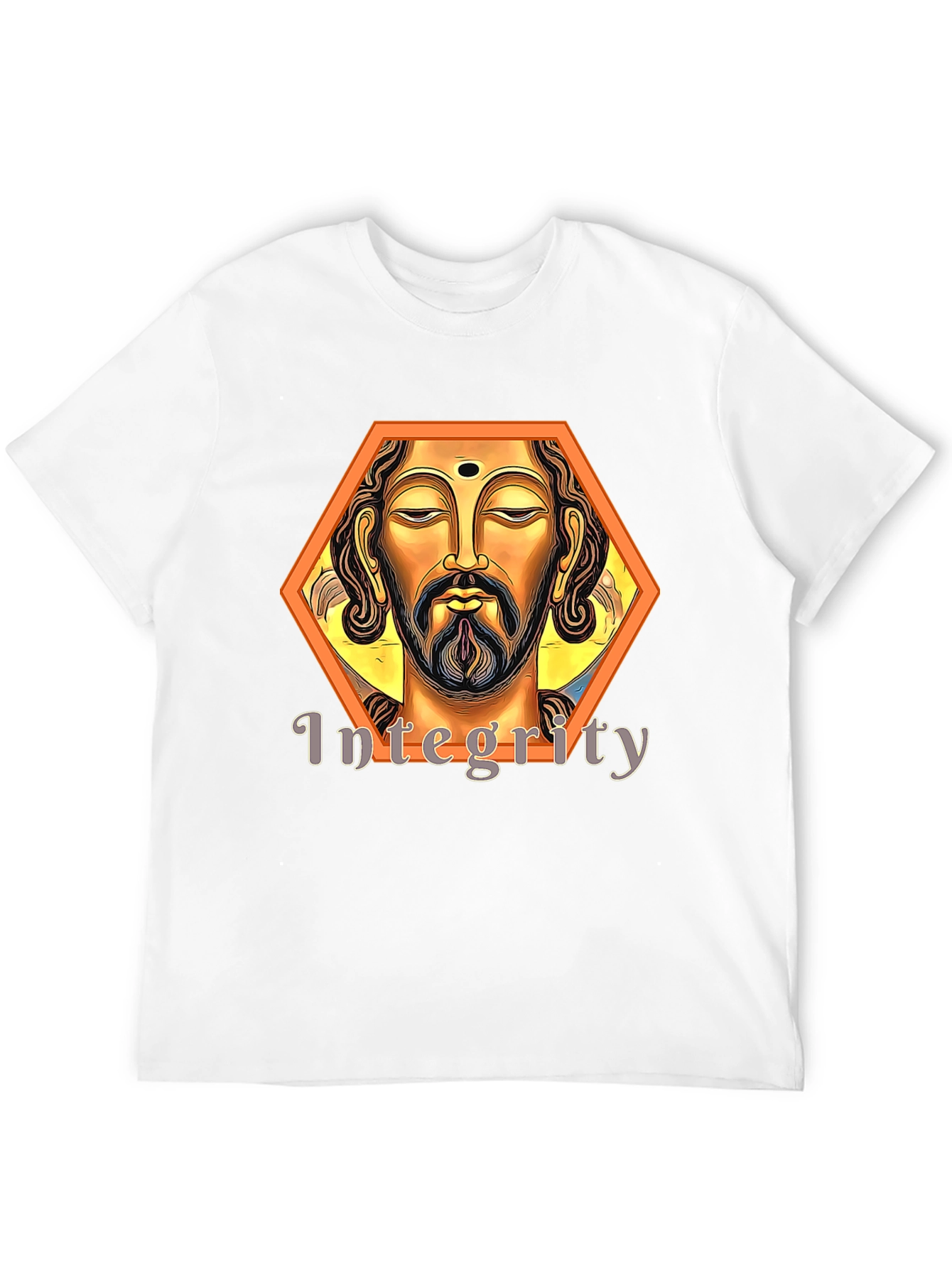 Integrity Graphic Tee - Black Artistic Spiritual Design