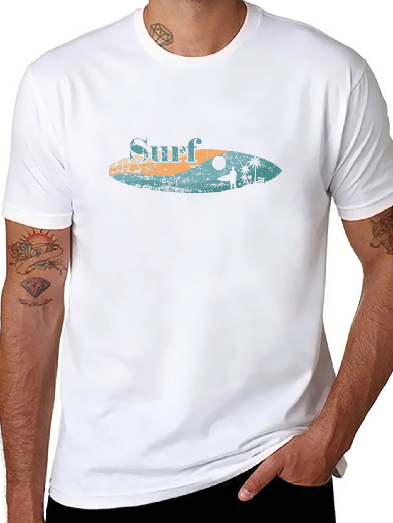 Surf Graphic Tee - Black