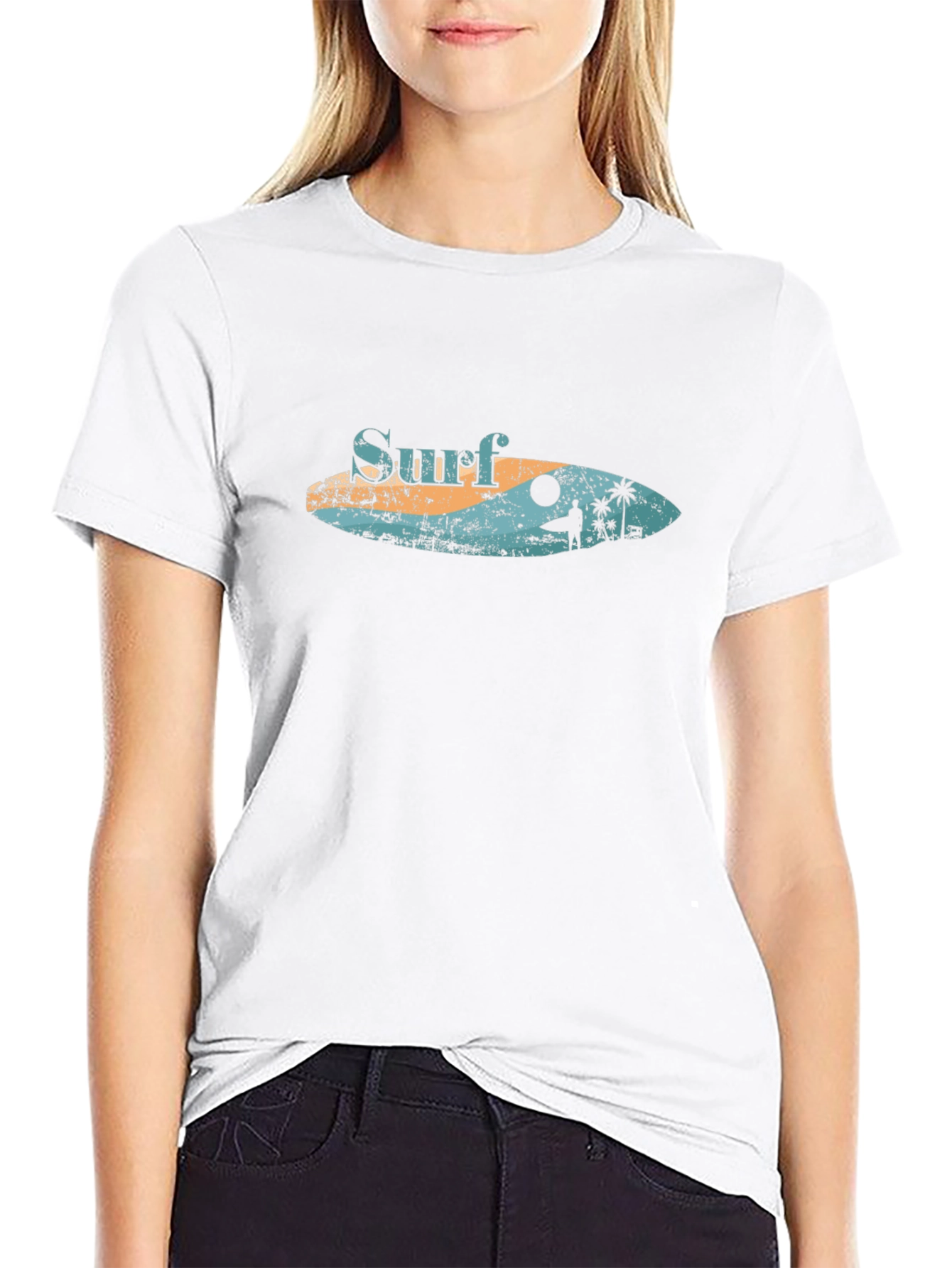 Surf Graphic Tee - Black