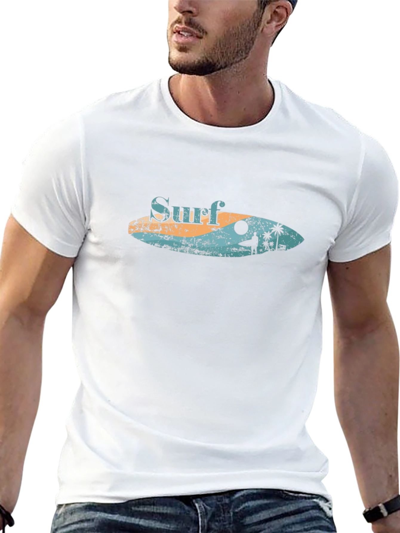 Surf Graphic Tee - Black