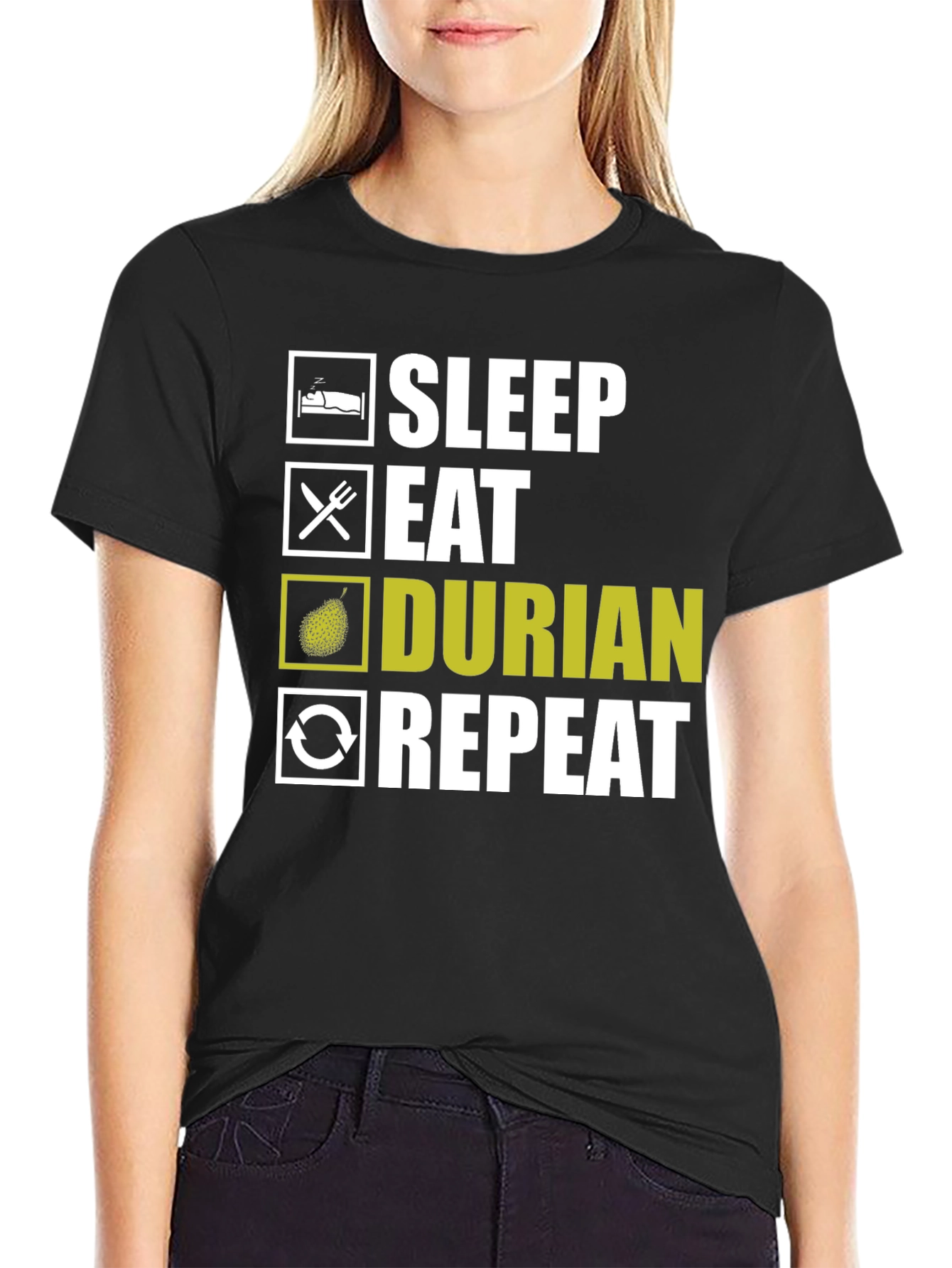 Sleep Eat Durian Repeat T-Shirt