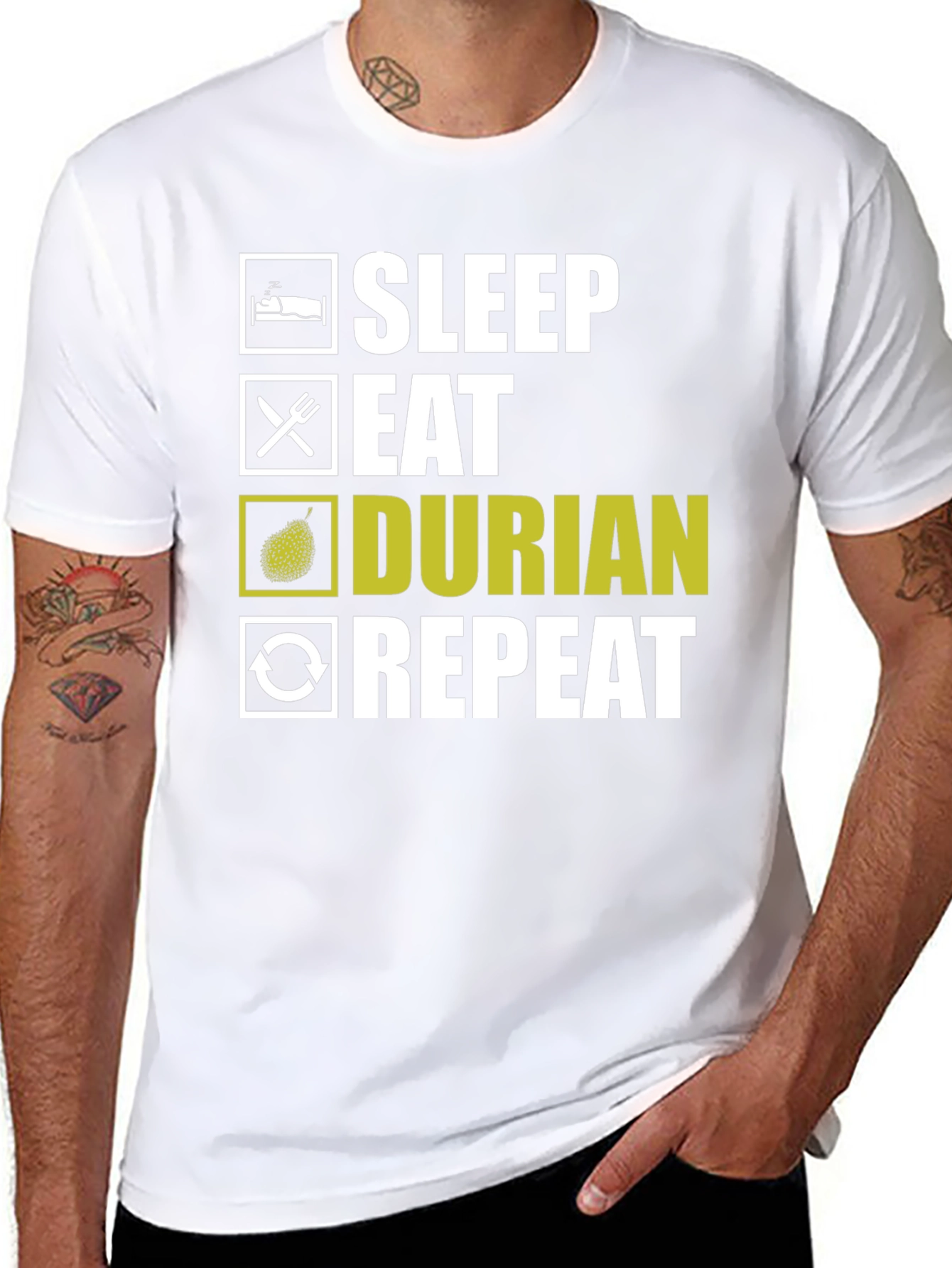Sleep Eat Durian Repeat T-Shirt